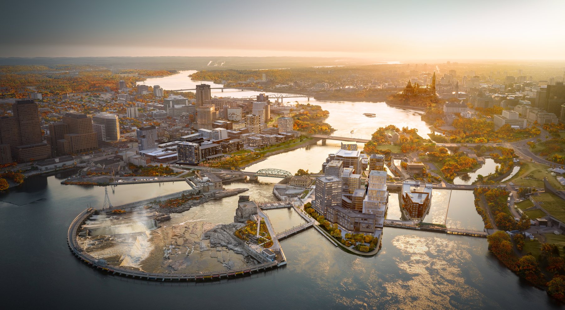 Zibi community rendering